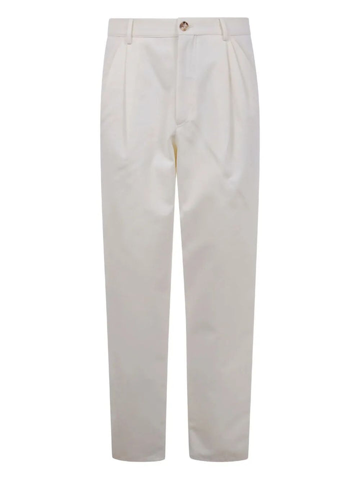 Brunello Cucinelli Men Double Piences Chino Trousers