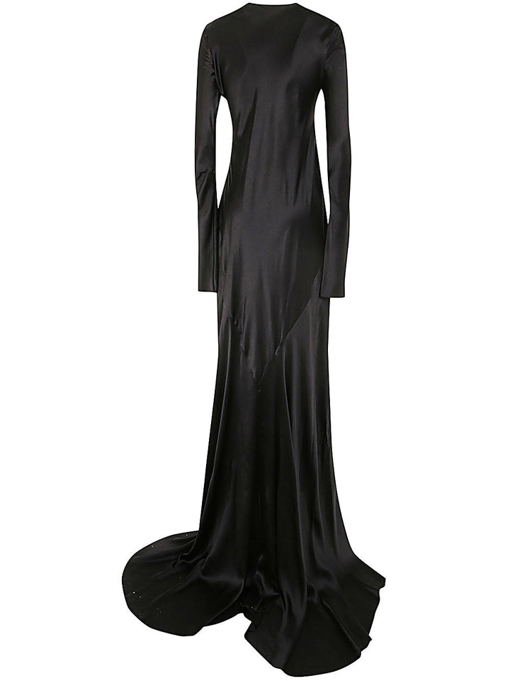 Ann Demeulemeester Women Demy X-Long High Slit Long Sleeve Dress