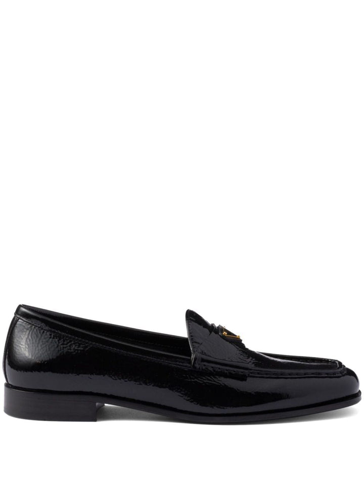 Prada Women Patent Leather Loafers
