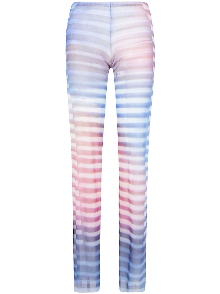 Jean Paul Gaultier Women Mesh Trouser Printed "Air"