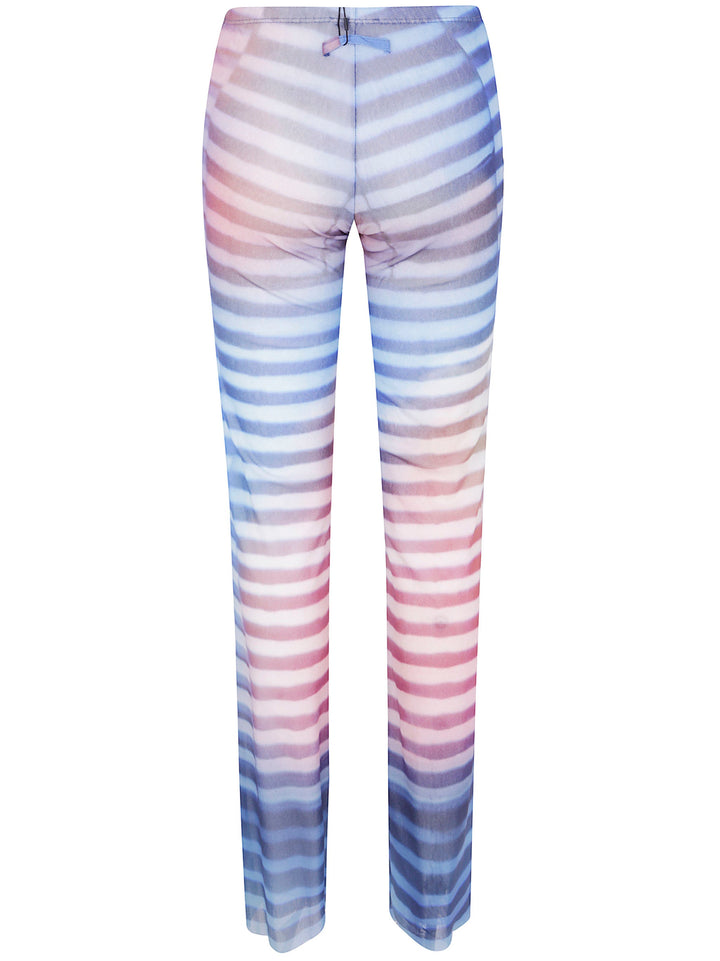 Jean Paul Gaultier Women Mesh Trouser Printed "Air"