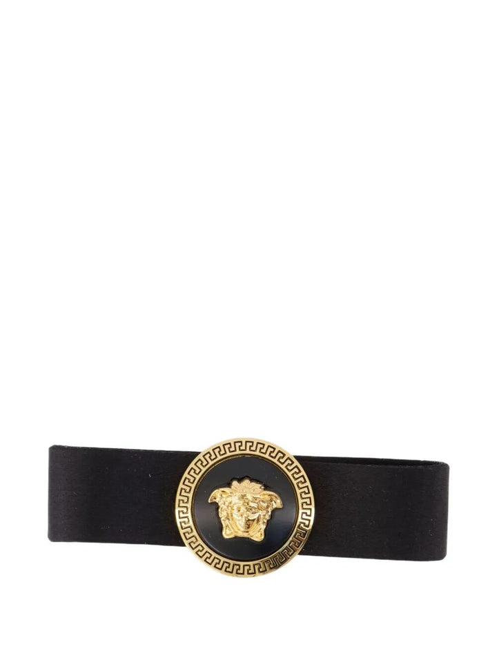 Versace Women Medusa Satin Hair Clip