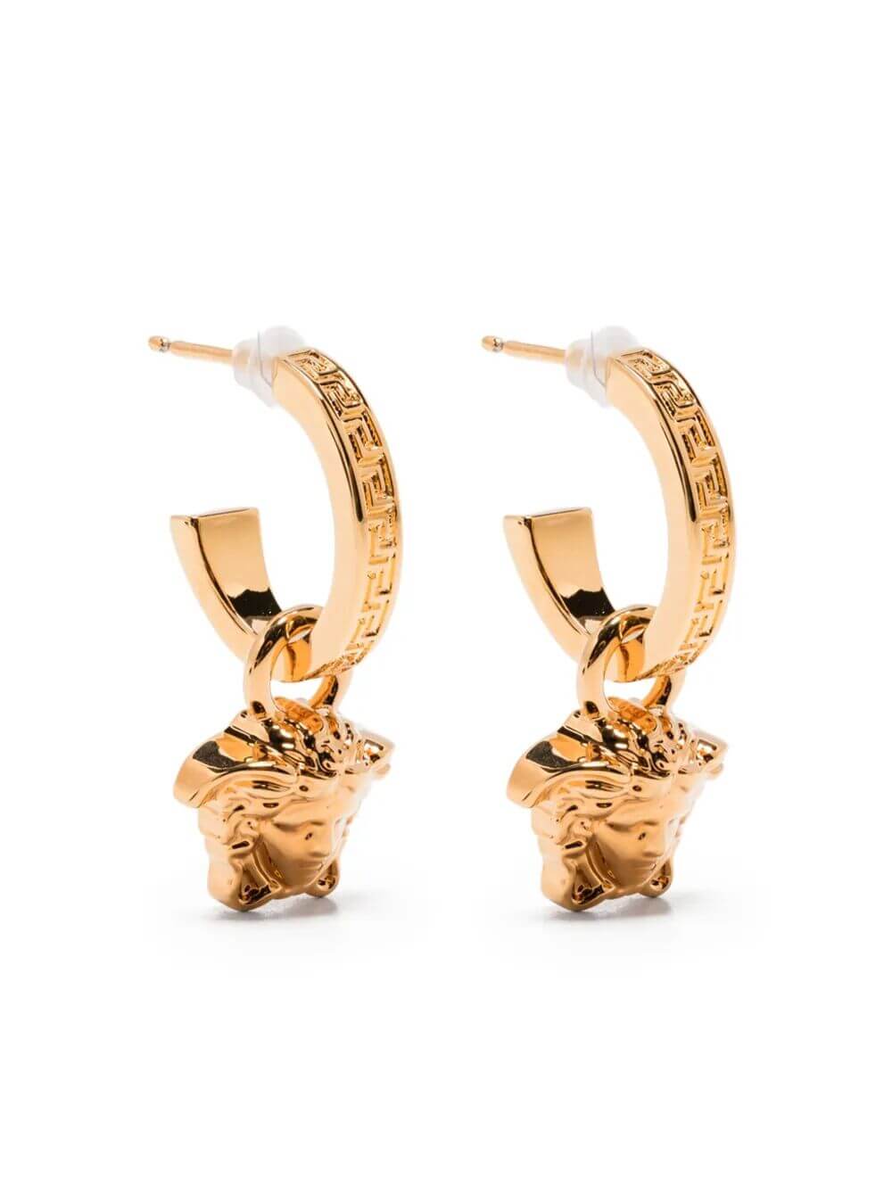 Versace Women La Medusa Greca Hoop Earrings