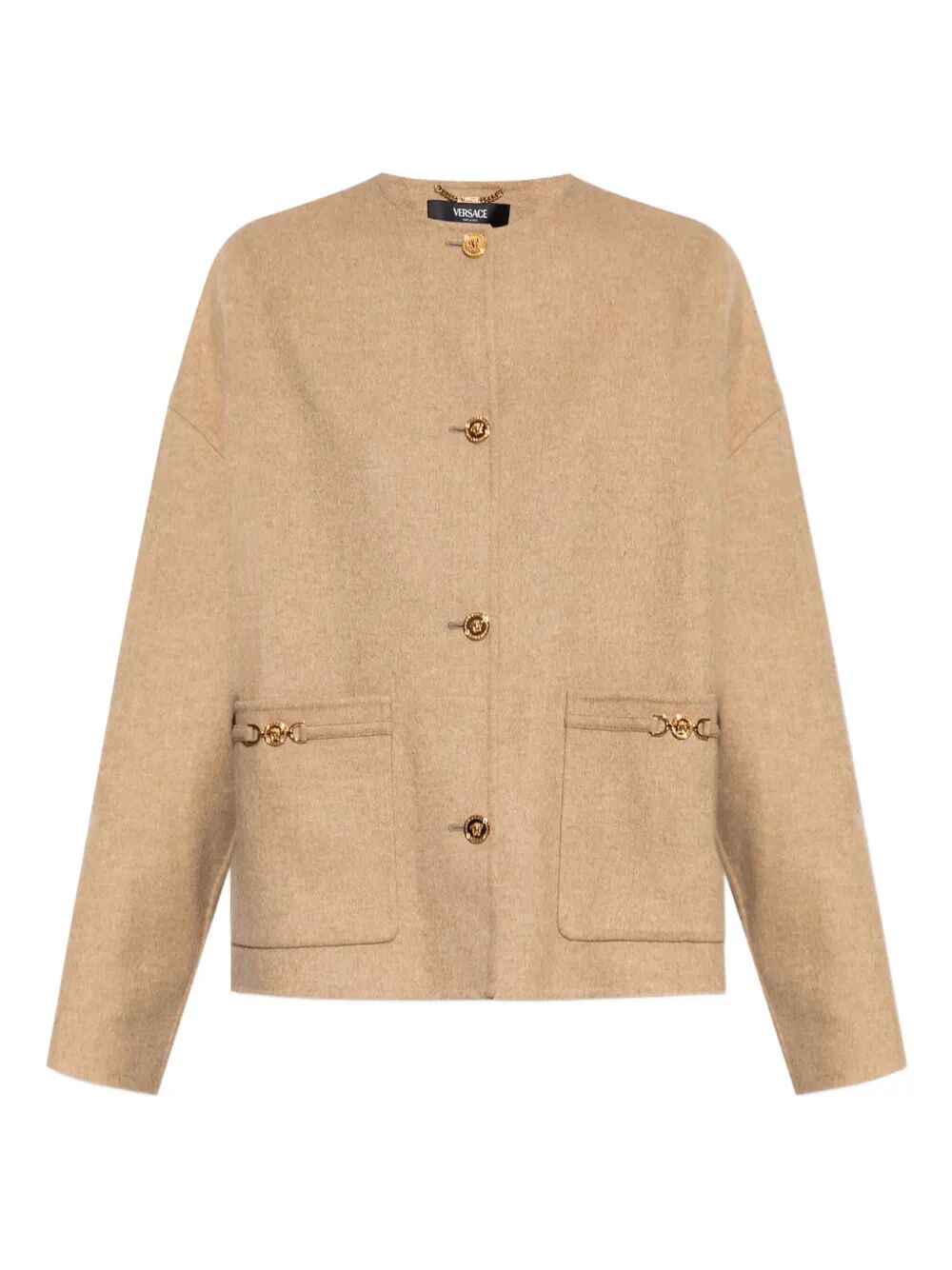 Versace Women Medusa-Embellished Wool Jacket