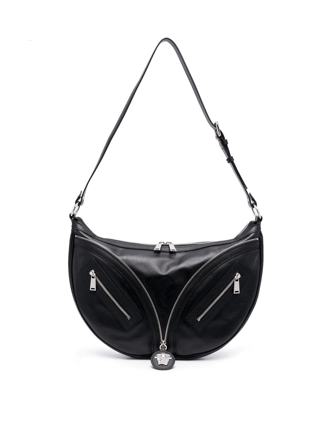 Versace Women Medium Hobo Calf Leather Bag