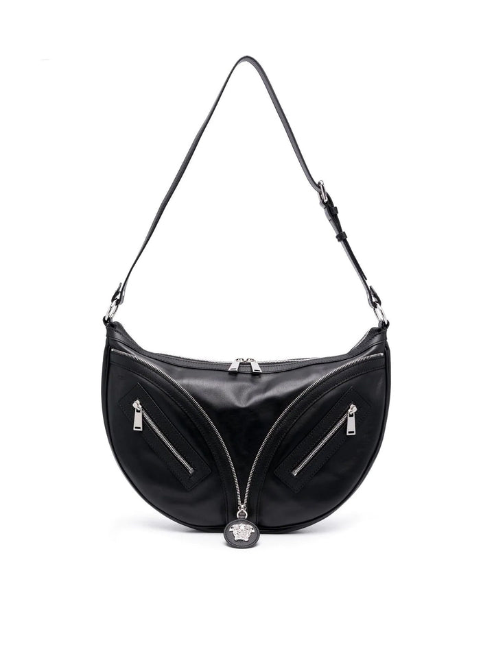 Versace Women Medium Hobo Calf Leather Bag