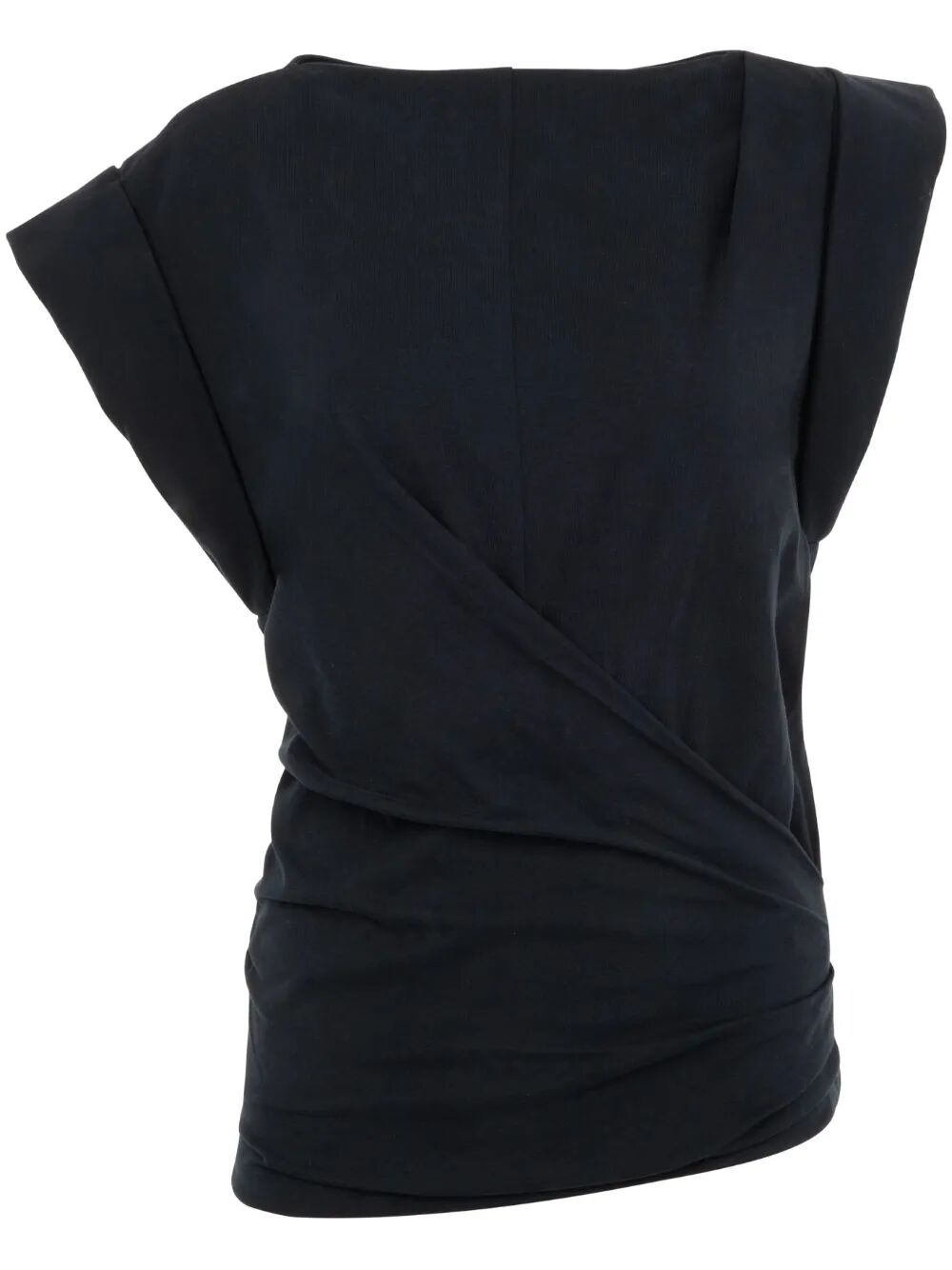 Isabel Marant Women Maisan Draped Cotton T-Shirt