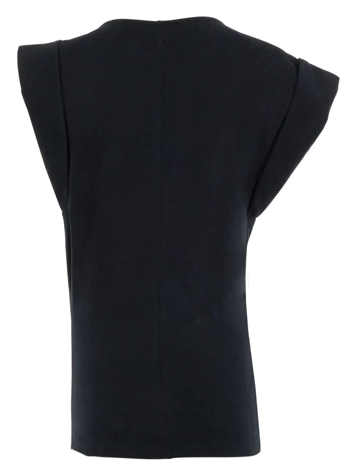 Isabel Marant Women Maisan Draped Cotton T-Shirt