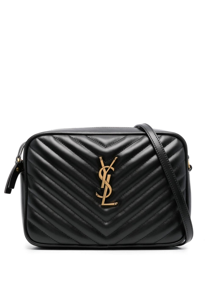 Saint Laurent Women Quilted Leather Lou Camera Bag