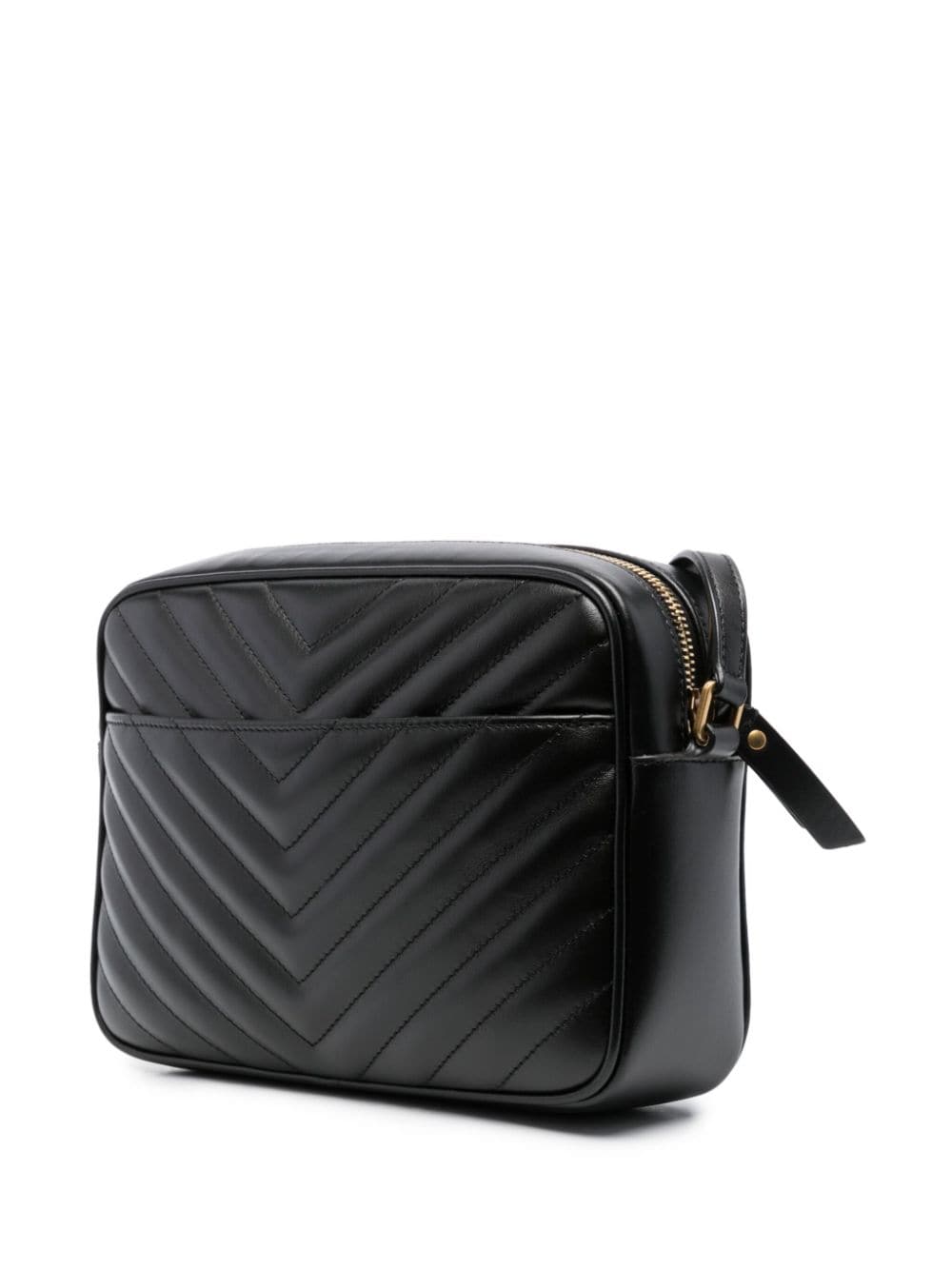 Saint Laurent Women Quilted Leather Lou Camera Bag