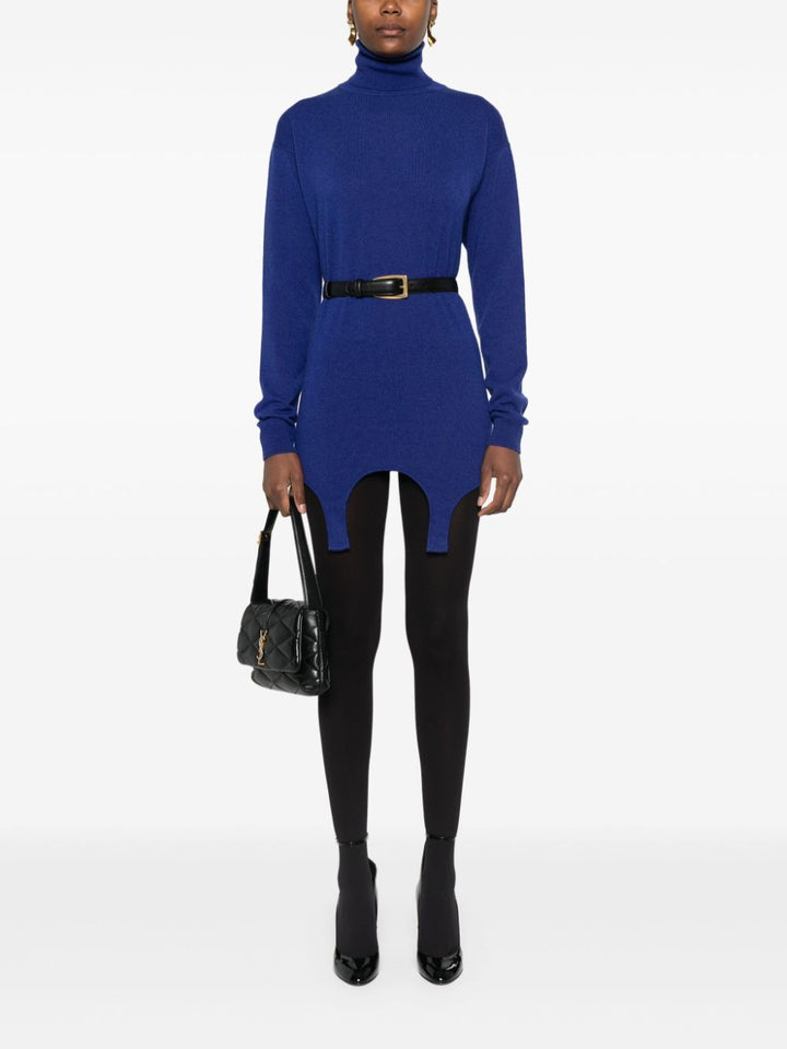 Saint Laurent Women Turtleneck Garter Sweater