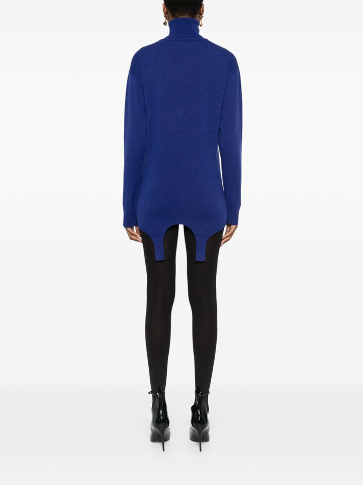 Saint Laurent Women Turtleneck Garter Sweater