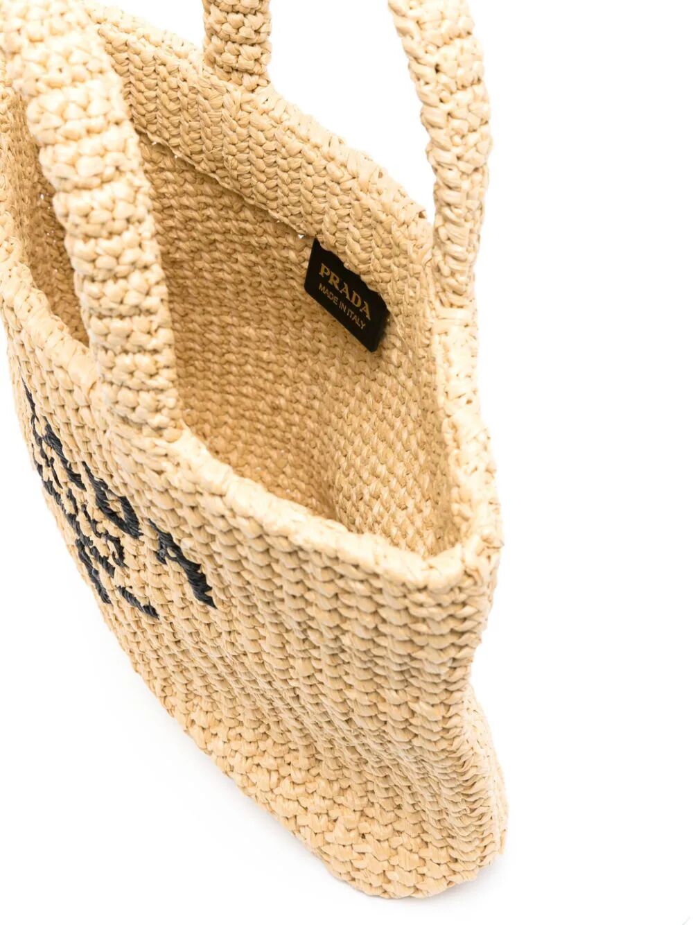 Prada Women Borsa Shopping Small In Crochet