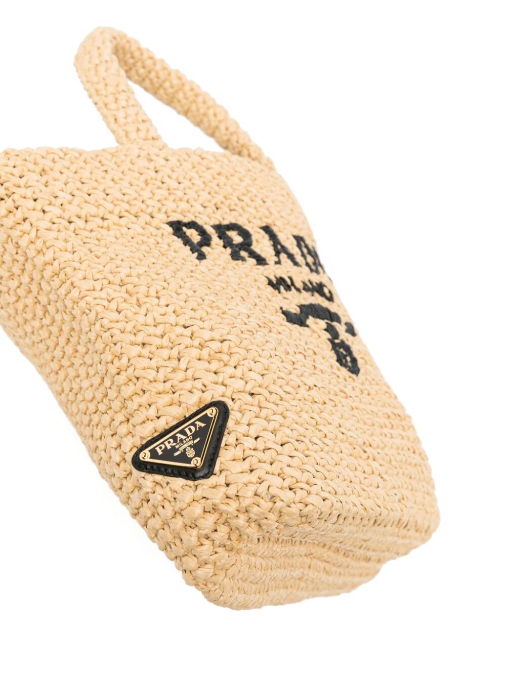 Prada Women Borsa Shopping Small In Crochet