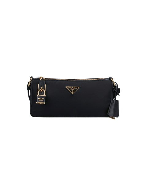 Prada Women Small Logo Shoulder Bag