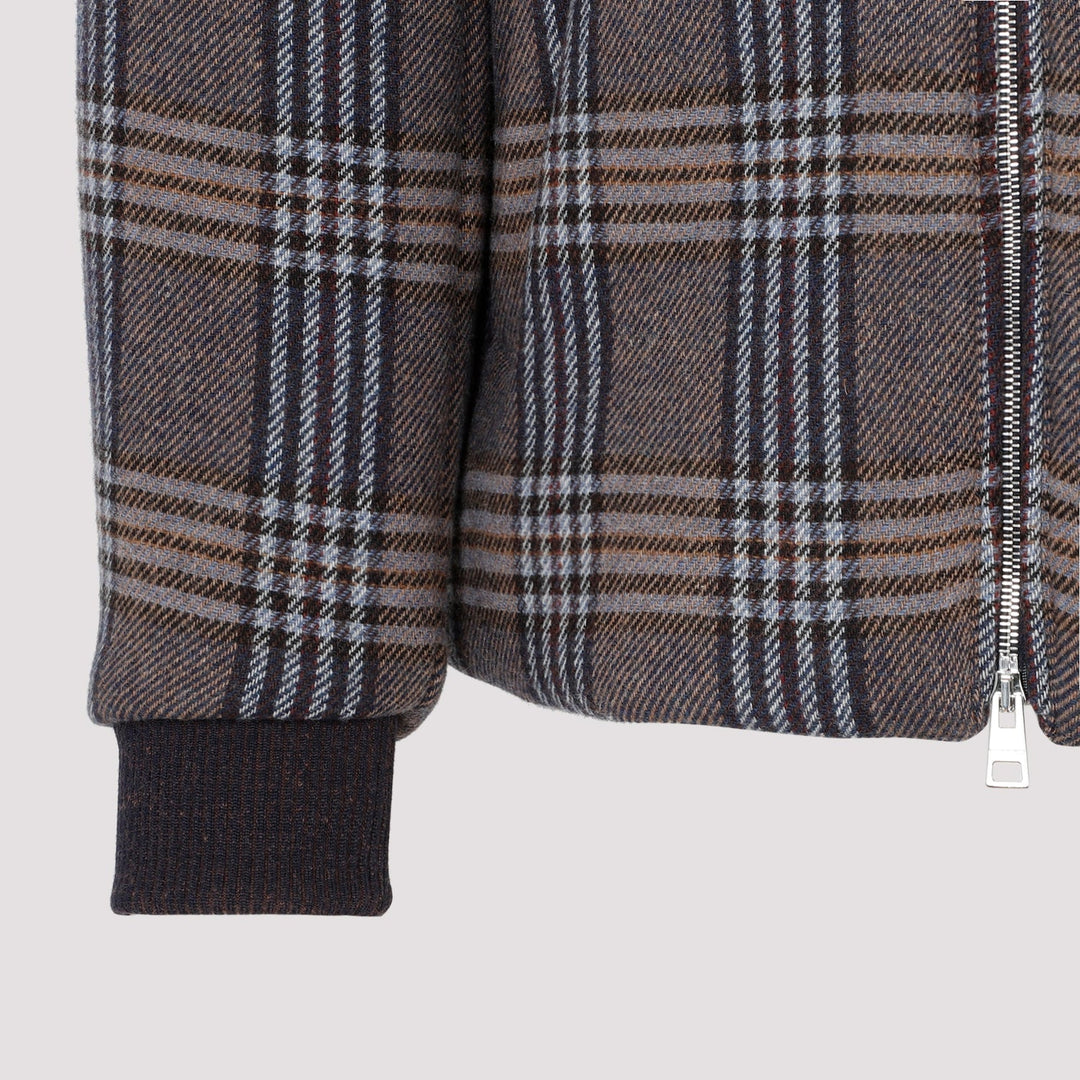 Etro Virgin Wool Padded Jacket Men