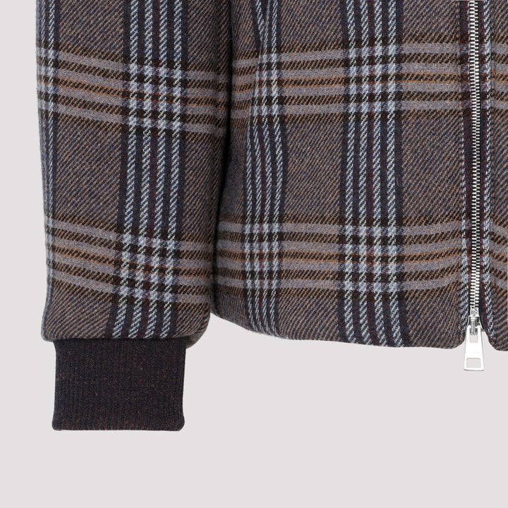 Etro Virgin Wool Padded Jacket Men