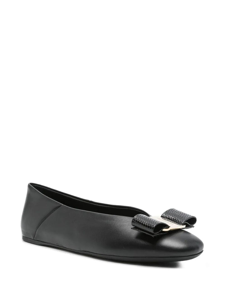 Ferragamo Women Nappa Leather Vanna Ballerinas