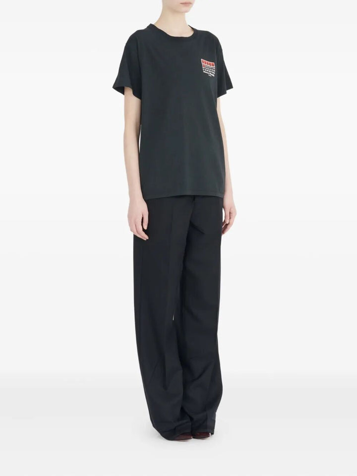 Maison Margiela Women Bingo-Print Cotton T-Shirt