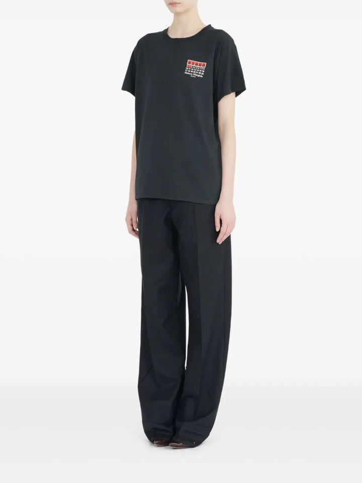 Maison Margiela Women Bingo-Print Cotton T-Shirt