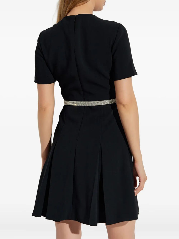 Versace Women Crystal-Embellished Belt Cocktail Dress