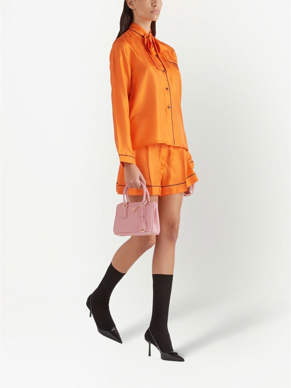 Prada Women Galleria Saffiano Leather Mini Bag