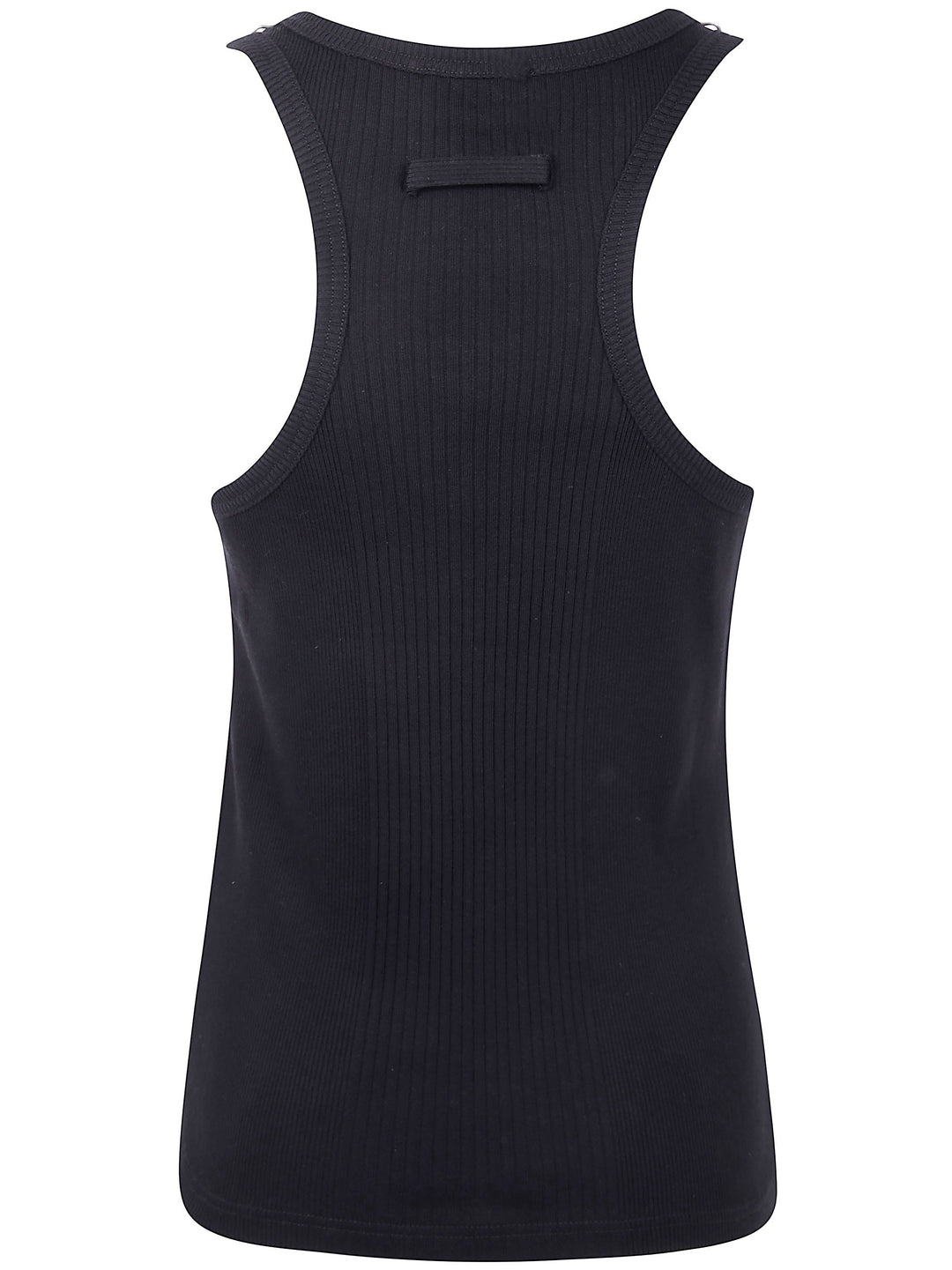 Black tank top on a white background