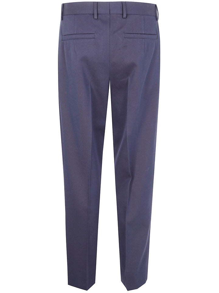 Zegna Men Cotton And Wool Pants