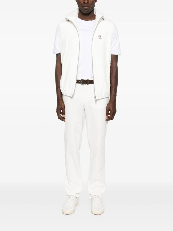 Brunello Cucinelli Men T-Shirt With Faux-Layering