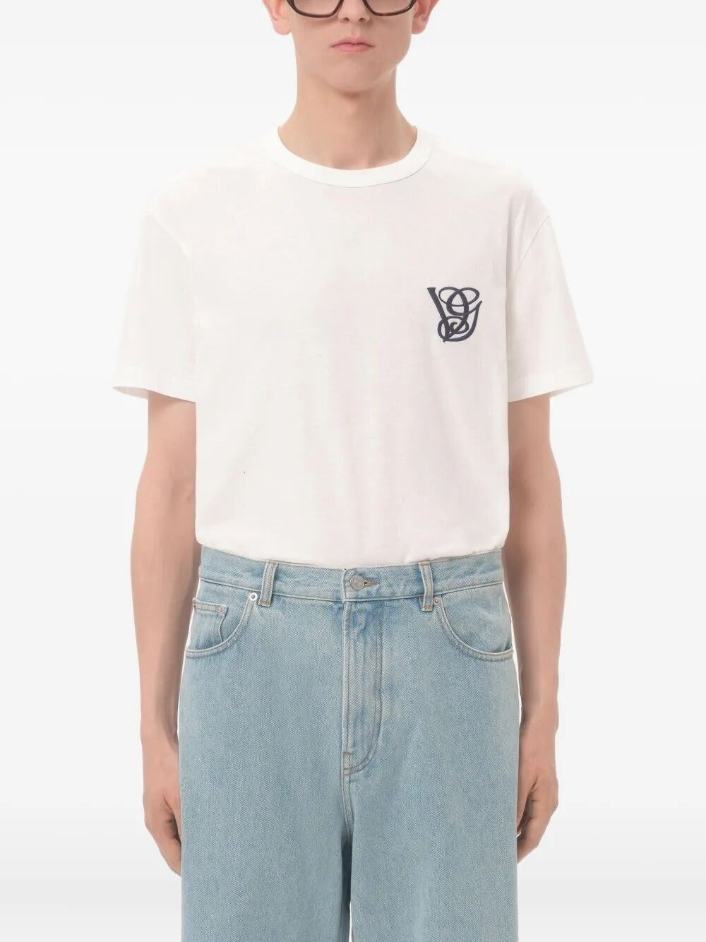 Valentino Garavani Men `Vltn` Print Regular T-Shirt