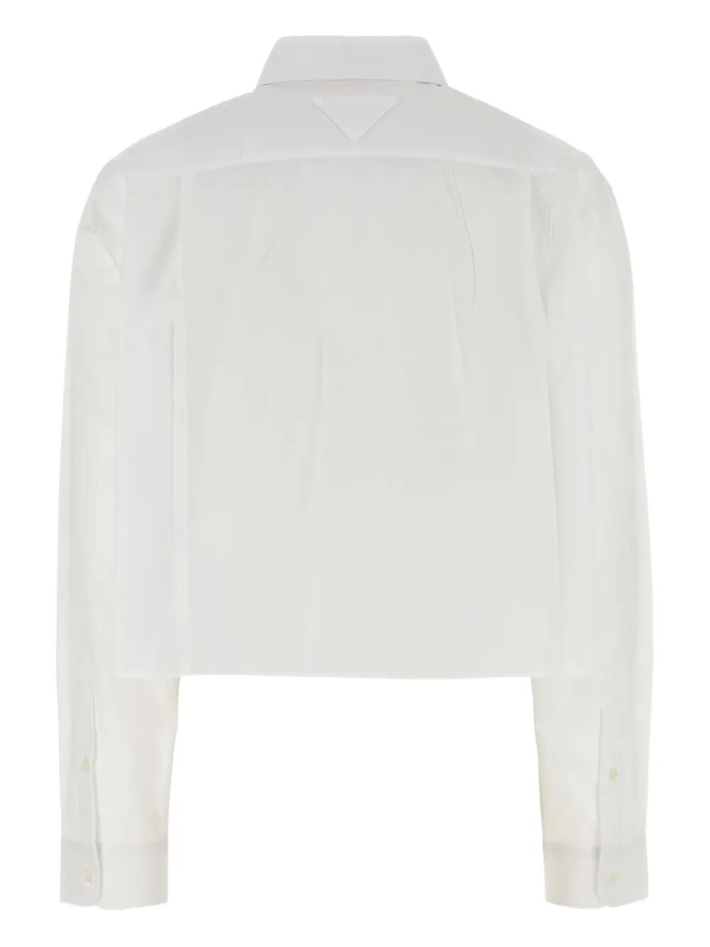 Prada Women Bow-Detail Cropped Shirt