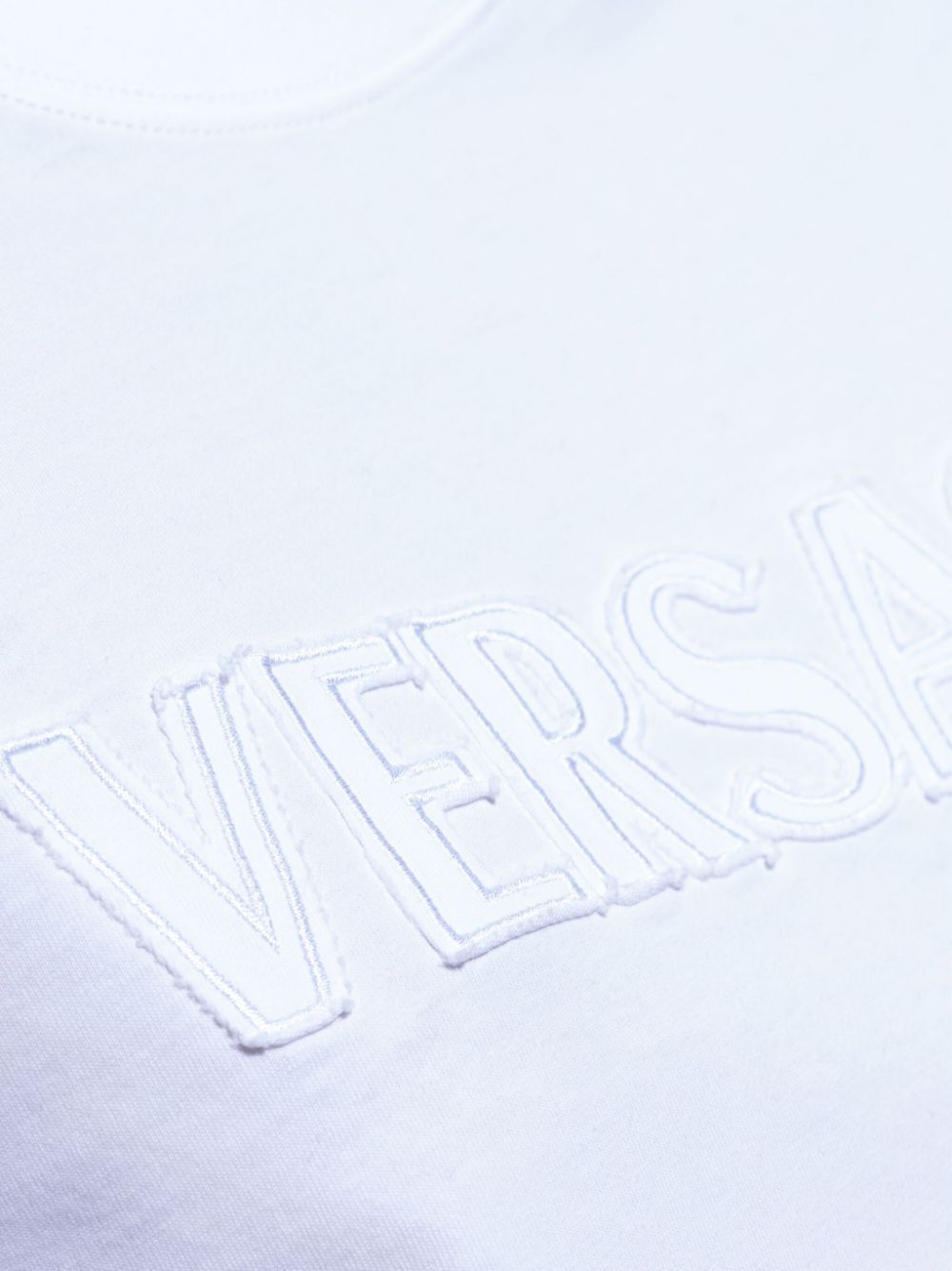 Versace Women Fringed Logo T-Shirt