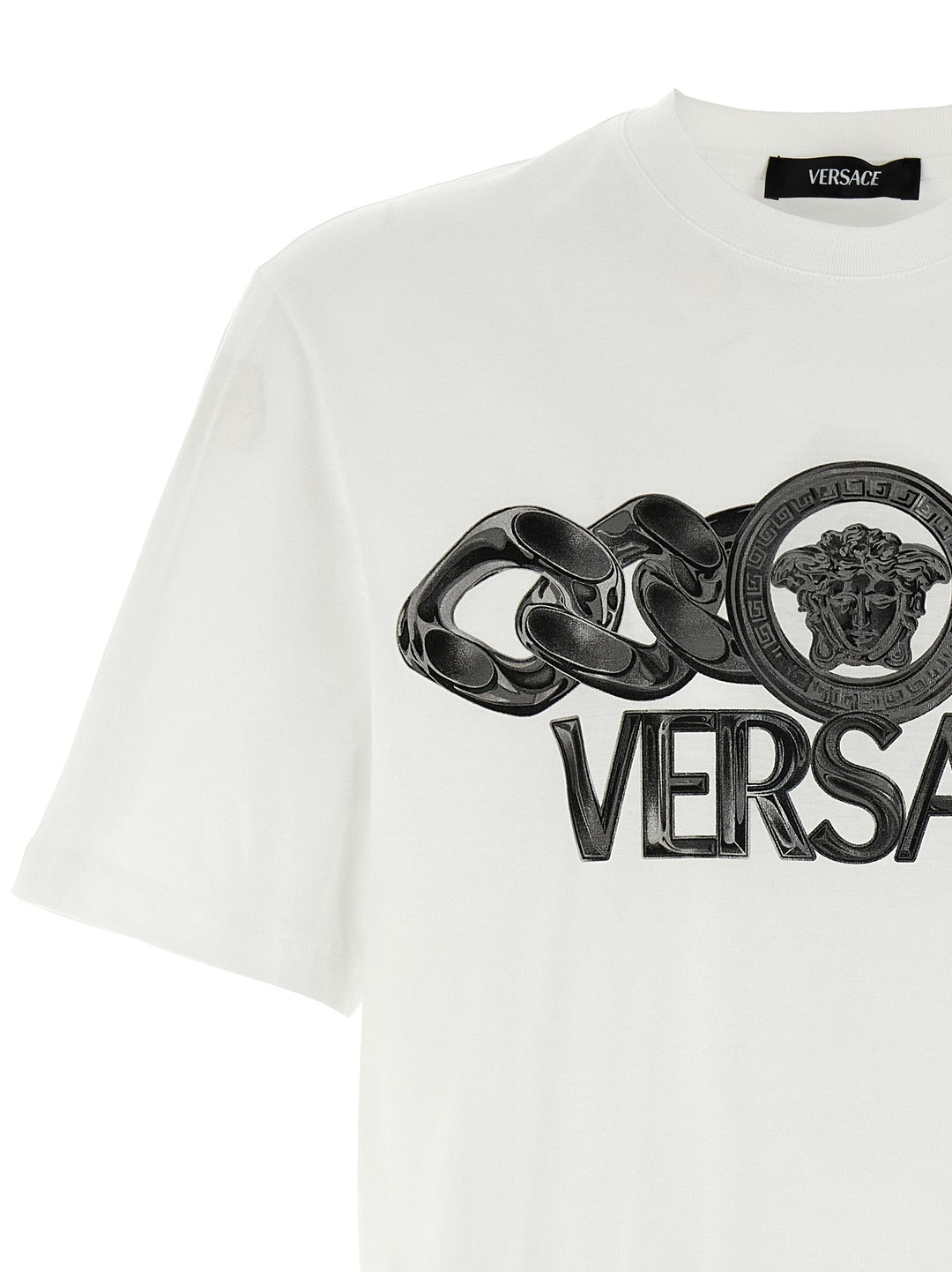 Versace Men 'Medusa' Logo Print T-Shirt