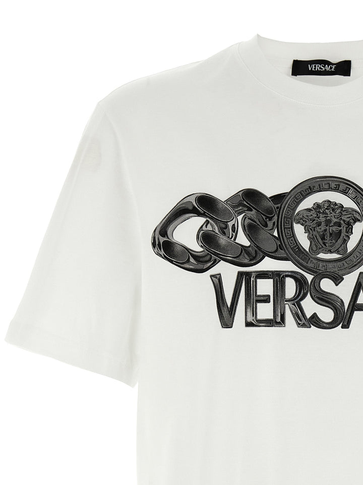 Versace Men 'Medusa' Logo Print T-Shirt