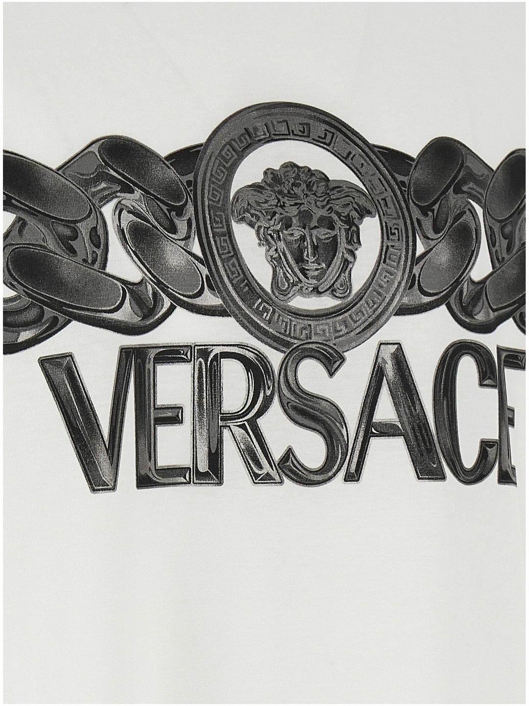 Versace Men 'Medusa' Logo Print T-Shirt