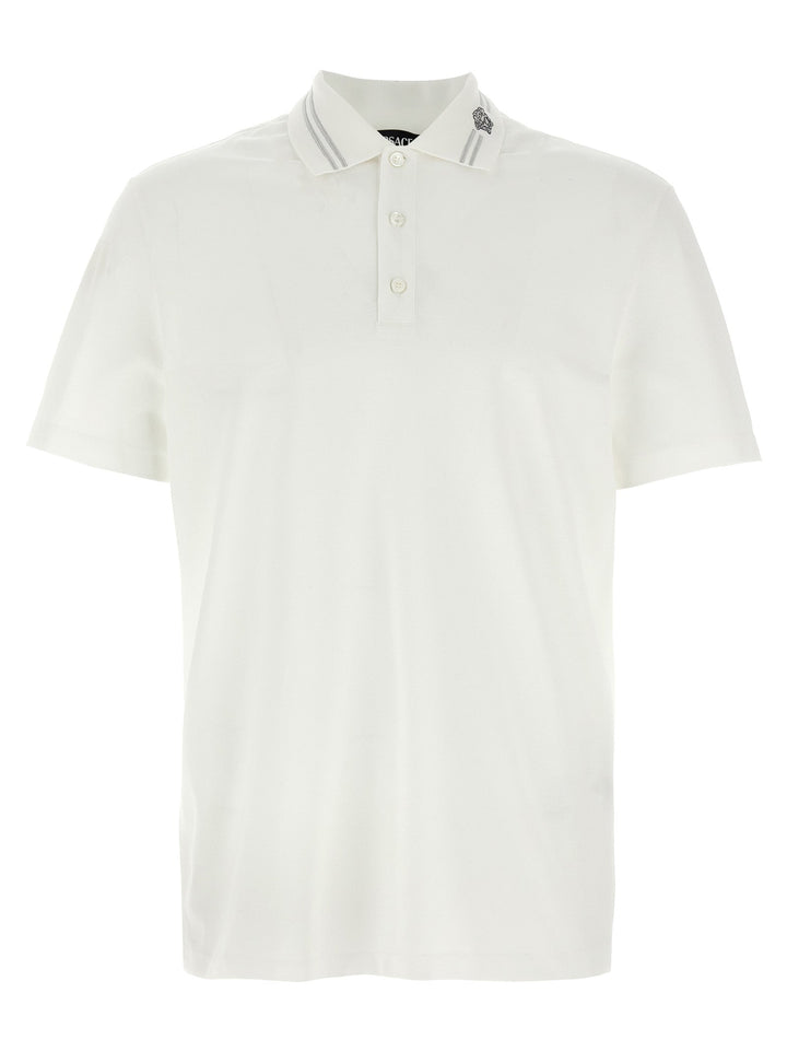 Versace Men 'Medusa Embroidery' Polo Shirt