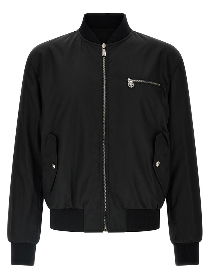 Versace Men 'Medusa Chains' Reversible Bomber Jacket