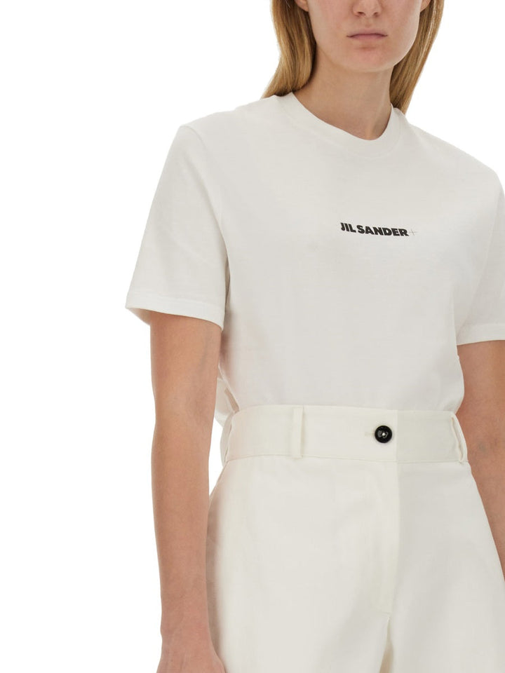 Jil Sander Women T-Shirt With Logo