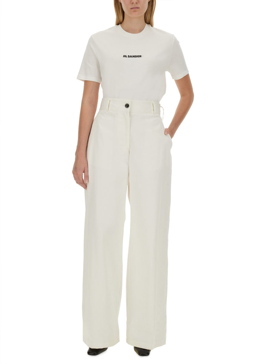Jil Sander Women T-Shirt With Logo