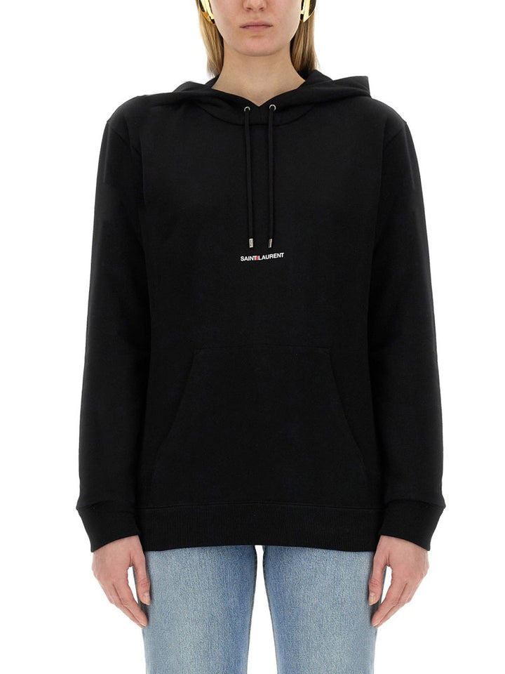 Saint Laurent Women Sweatshirt With Logo Print
