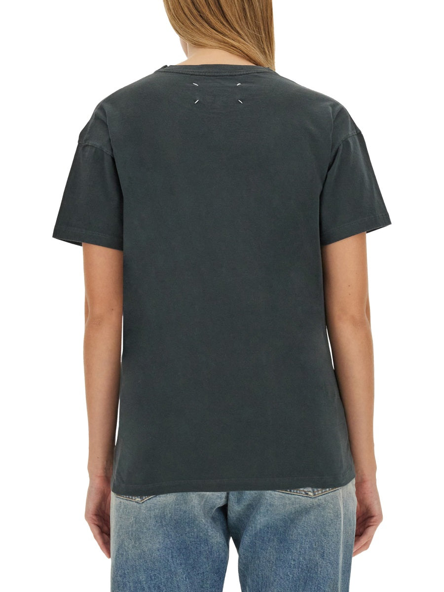 Maison Margiela Women T-Shirt With Logo