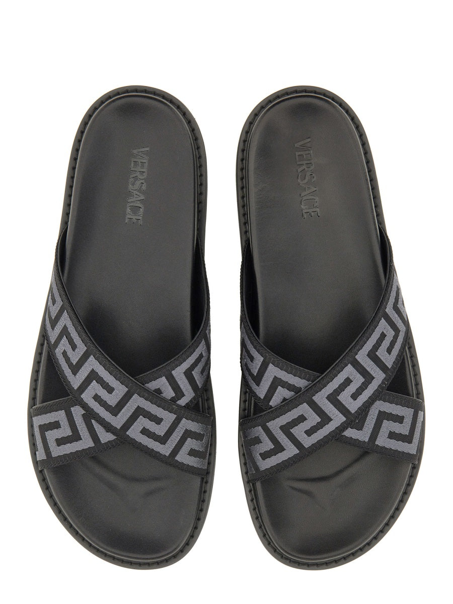 Versace Men Sandal With Logo