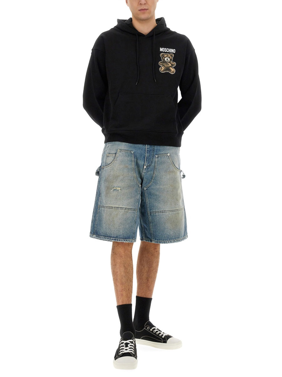Moschino Men "Teddy Bear" Hoodie