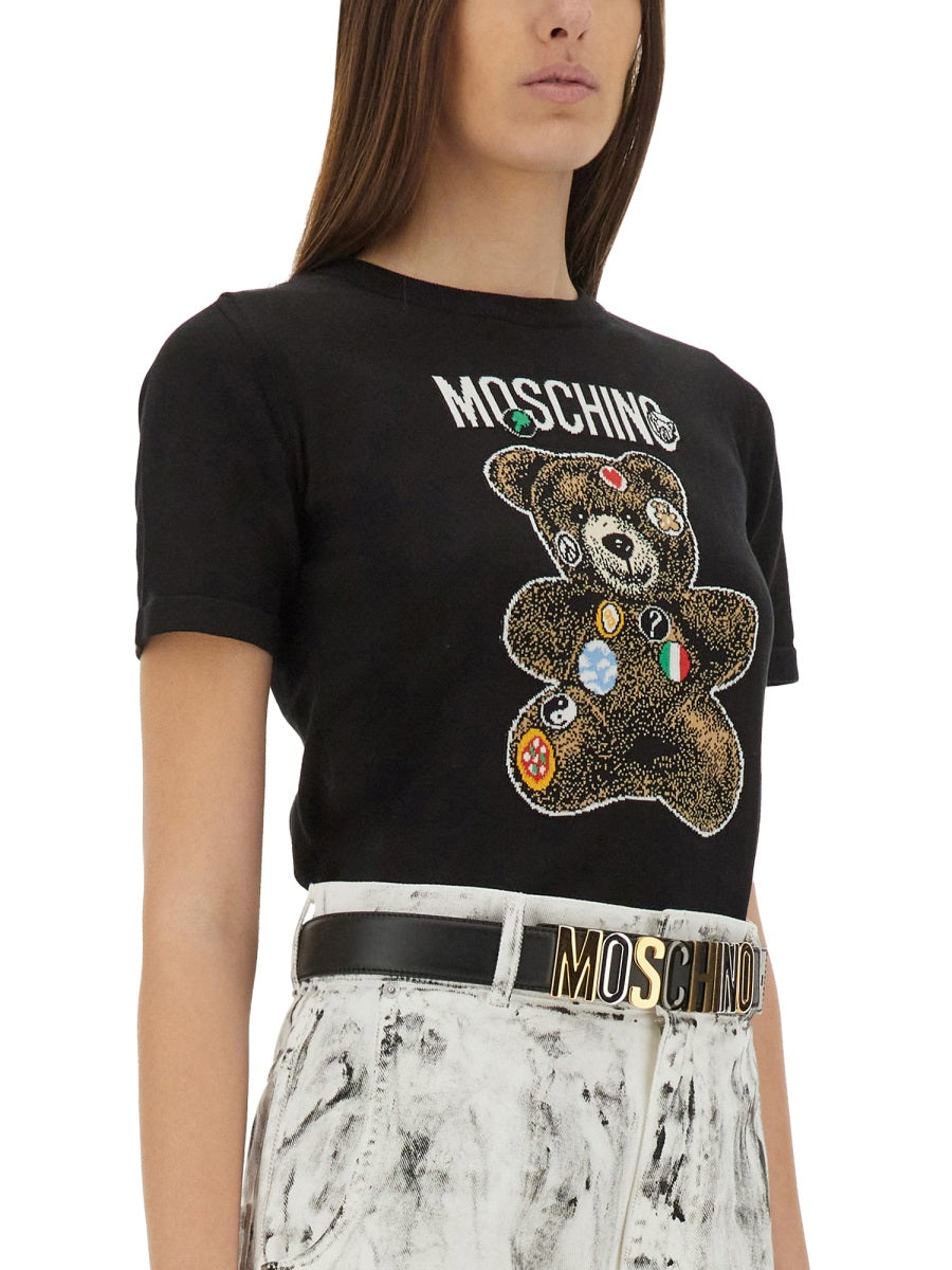 Moschino Women Teddy Bear Sweater
