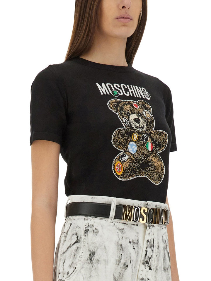 Moschino Women Teddy Bear Sweater