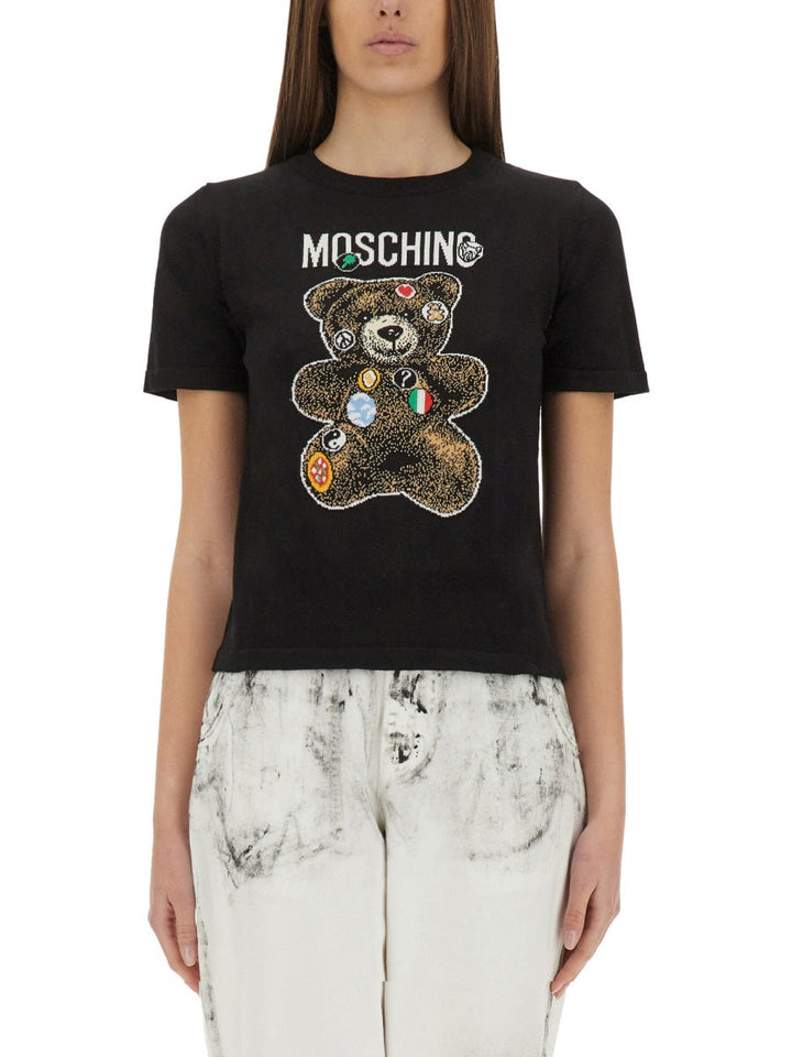 Moschino Women Teddy Bear Sweater