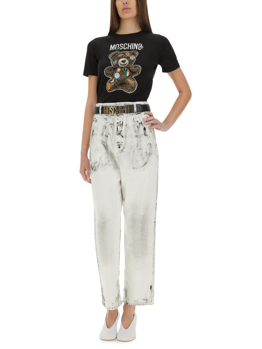 Moschino Women Teddy Bear Sweater