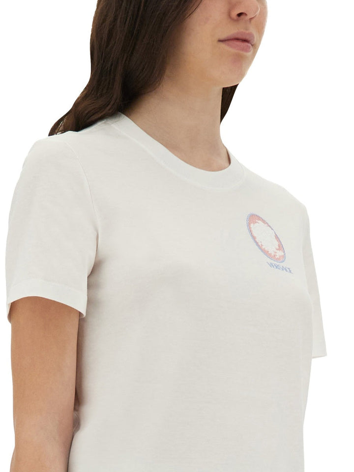 Versace Women Cameo Logo T-Shirt