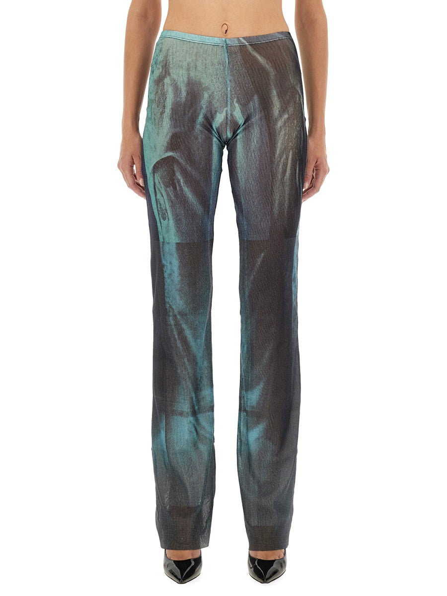 Jean Paul Gaultier Women "Water" Mesh Pants