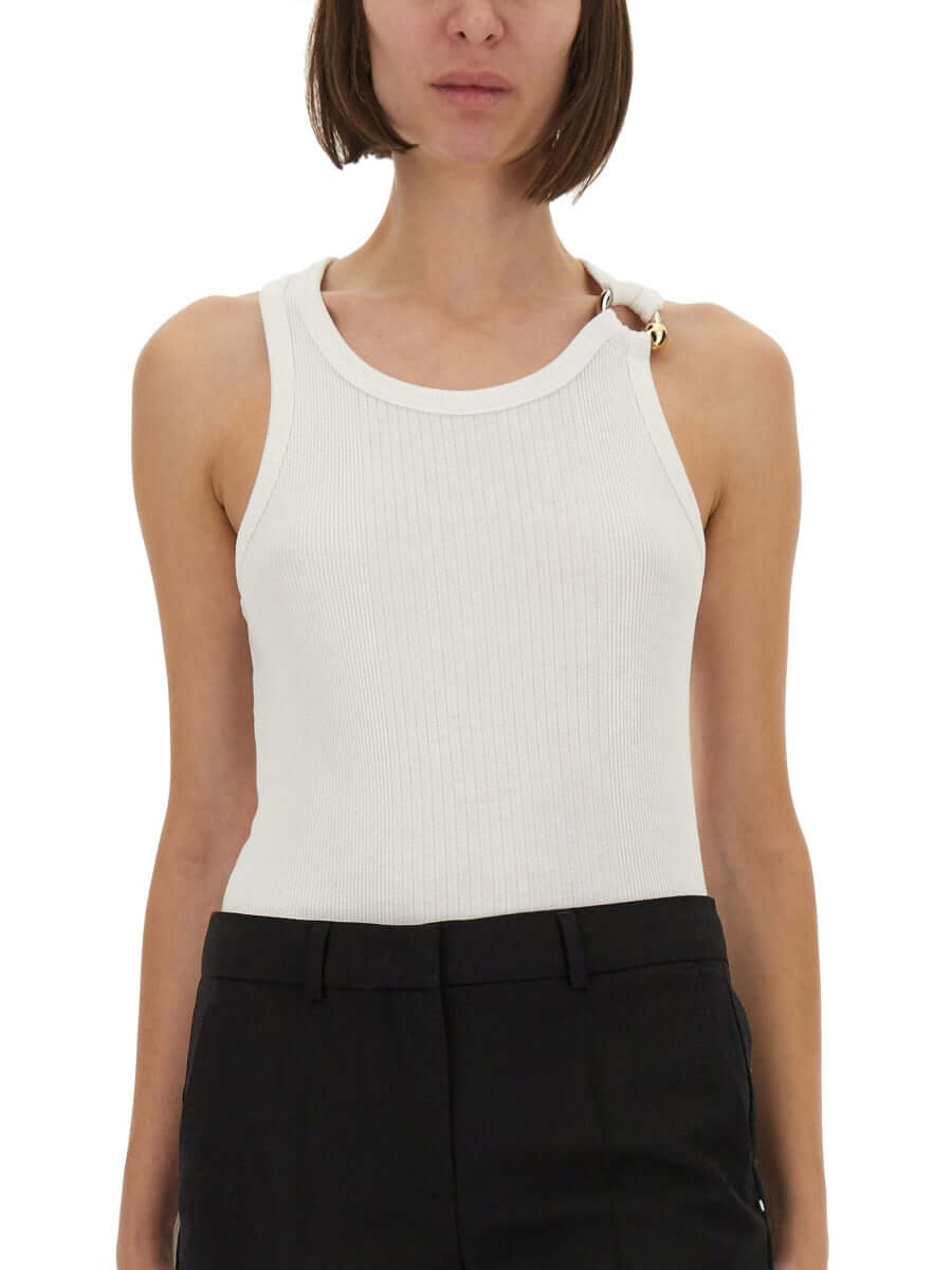 Jean Paul Gaultier Women Tank Top With Piercing